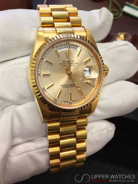 rolex day date 24k gold|day date gold Rolex price.